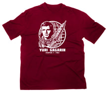 Lade das Bild in den Galerie-Viewer, Styletex23 T-Shirt #2 Yuri Gagarin Kosmonaut Memoria First Space Flight Juri
