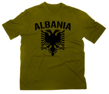 Lade das Bild in den Galerie-Viewer, Styletex23 T-Shirt Albanien Militär Army Green Doppeladler Fahne Flagge Albanisch