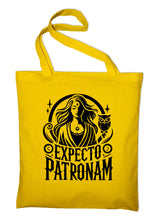 Lade das Bild in den Galerie-Viewer, Styletex23 Expecto Patronam Feminismus Feminist Patronus Patrona Stoffbeutel Jutebeutel Tasche Stoffbeutel Baumwolltasche