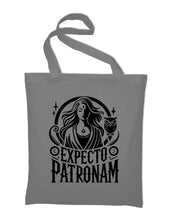 Lade das Bild in den Galerie-Viewer, Styletex23 Expecto Patronam Feminismus Feminist Patronus Patrona Stoffbeutel Jutebeutel Tasche Stoffbeutel Baumwolltasche