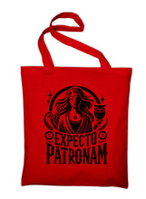 Lade das Bild in den Galerie-Viewer, Styletex23 Expecto Patronam Feminismus Feminist Patronus Patrona Stoffbeutel Jutebeutel Tasche Stoffbeutel Baumwolltasche