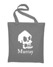 Lade das Bild in den Galerie-Viewer, Styletex23 Murray The Invincible Demon Skull Schädel Stoffbeutel Jutebeutel Tasche Stoffbeutel Baumwolltasche