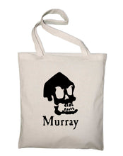 Lade das Bild in den Galerie-Viewer, Styletex23 Murray The Invincible Demon Skull Schädel Stoffbeutel Jutebeutel Tasche Stoffbeutel Baumwolltasche