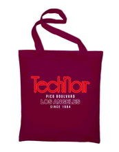 Lade das Bild in den Galerie-Viewer, Styletex23 TechNoir Club Pico Boulevard LA Los Angeles Logo 80s 90s Retro Kult Stoffbeutel Jutebeutel Tasche Stoffbeutel Baumwolltasche