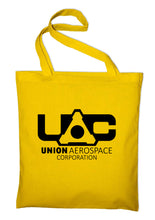 Lade das Bild in den Galerie-Viewer, Styletex23 Union Aerospace Corporation Corp UAC Eternal Logo Stoffbeutel Jutebeutel Tasche Stoffbeutel Baumwolltasche