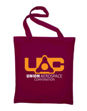 Lade das Bild in den Galerie-Viewer, Styletex23 Union Aerospace Corporation Corp UAC Eternal Logo Stoffbeutel Jutebeutel Tasche Stoffbeutel Baumwolltasche