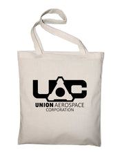 Lade das Bild in den Galerie-Viewer, Styletex23 Union Aerospace Corporation Corp UAC Eternal Logo Stoffbeutel Jutebeutel Tasche Stoffbeutel Baumwolltasche