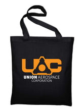 Lade das Bild in den Galerie-Viewer, Styletex23 Union Aerospace Corporation Corp UAC Eternal Logo Stoffbeutel Jutebeutel Tasche Stoffbeutel Baumwolltasche