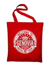 Lade das Bild in den Galerie-Viewer, Styletex23 Stoffbeutel Stofftasche Welcome To Genovia Genovien Kingdom Princess Diaries