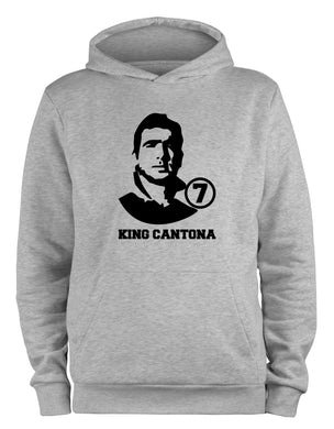 Styletex23 Kapuzenpullover #1 King Cantona, XXL grau