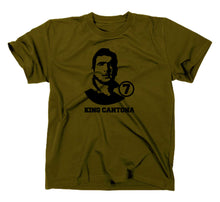 Lade das Bild in den Galerie-Viewer, Styletex23 T-Shirt Herren #1 King Cantona, oliv, XXL