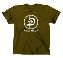 Lade das Bild in den Galerie-Viewer, Styletex23 T-Shirt Herren Krav Maga Kampfsport Logo, oliv, XXL