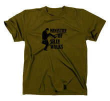 Lade das Bild in den Galerie-Viewer, Styletex23 T-Shirt Herren #1 Monty Python Fun, Silly Walks, Oliv, XXL