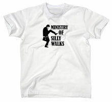 Lade das Bild in den Galerie-Viewer, Styletex23 T-Shirt Herren #1 Monty Python Fun, Silly Walks, Weiss, XXL