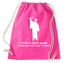 Lade das Bild in den Galerie-Viewer, #2 Abschluss Abitur Ausbildung Fun Turnbeutel, pink