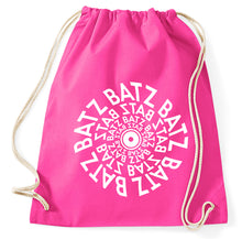 Lade das Bild in den Galerie-Viewer, #2 Batz Free Tekno Music Bass Stoff Turnbeutel, pink
