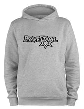 Lade das Bild in den Galerie-Viewer, Styletex23 Kapuzenpullover #2 Bravestarr Logo, XXL grau