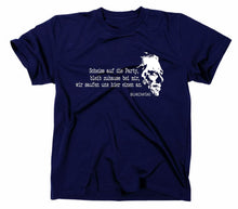 Lade das Bild in den Galerie-Viewer, Styletex23 T-Shirt Herren #2 Charles Bukowski BUK, Navy, XXL