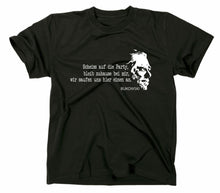 Lade das Bild in den Galerie-Viewer, Styletex23 T-Shirt Herren #2 Charles Bukowski BUK, Schwarz, XXL