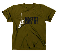 Lade das Bild in den Galerie-Viewer, Styletex23 T-Shirt Herren #2 Dirty Harry Make My Day Kult, oliv, XXL