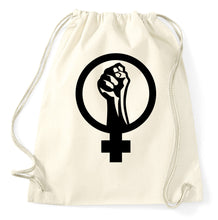 Lade das Bild in den Galerie-Viewer, Styletex23 Turnbeutel #2 Feminism Logo