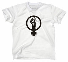 Lade das Bild in den Galerie-Viewer, Styletex23 T-Shirt Herren #2 Feminism Guerilla Anarchie, weiss, XXL