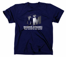 Lade das Bild in den Galerie-Viewer, Styletex23 T-Shirt Herren #2 Fringe, Massive Dynamic, Logo, navy, XXL