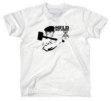 Lade das Bild in den Galerie-Viewer, Styletex23 T-Shirt Herren #2 Held der Arbeit DDR SED, Parteilogo, weiss, XXL
