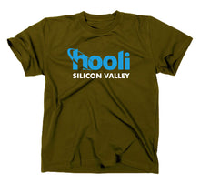 Lade das Bild in den Galerie-Viewer, Styletex23 T-Shirt Herren #2 Hooli Logo Silicon Valley, oliv, XXL