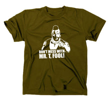 Lade das Bild in den Galerie-Viewer, Styletex23 T-Shirt Herren #2 Mr. T Clubber Lang BA Baracus, A-Team, oliv, XXL