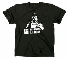 Lade das Bild in den Galerie-Viewer, Styletex23 T-Shirt Herren #2 Mr. T Clubber Lang BA Baracus, A-Team, schwarz, XXL