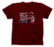 Lade das Bild in den Galerie-Viewer, Styletex23 T-Shirt Herren #2 Per Anhalter durch die Galaxis Marvin Robot, maroon, XXL