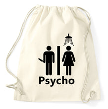 Lade das Bild in den Galerie-Viewer, #2 Psycho Fan Turnbeutel Sportbeutel Gym Bag, natur