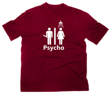 Lade das Bild in den Galerie-Viewer, Styletex23 T-Shirt Herren #2 Psycho Fan maroon, XXL
