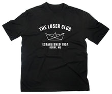 Lade das Bild in den Galerie-Viewer, Styletex23 T-Shirt Herren The Loser Club Papierboot Logo, schwarz, XXL