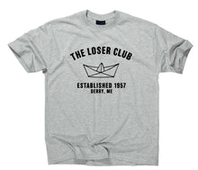 Lade das Bild in den Galerie-Viewer, Styletex23 T-Shirt Herren The Loser Club Papierboot Logo, sport grey, XXL