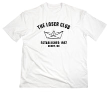 Lade das Bild in den Galerie-Viewer, Styletex23 T-Shirt Herren The Loser Club Papierboot Logo, weiss, XXL