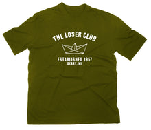 Lade das Bild in den Galerie-Viewer, Styletex23 T-Shirt Herren The Loser Club Papierboot Logo, oliv, XXL