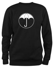 Lade das Bild in den Galerie-Viewer, Styletex23 Sweatshirt #2 Umbrella Logo Schule Ut Malum Pluvia, schwarz XXL
