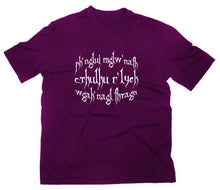 Lade das Bild in den Galerie-Viewer, Styletex23 T-Shirt Herren #3 HP Lovecraft Spruch, maroon, XXL