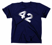 Lade das Bild in den Galerie-Viewer, Styletex23 T-Shirt Herren #3 Per Anhalter durch die Galaxis 42, navy, XXL