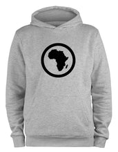Lade das Bild in den Galerie-Viewer, Styletex23 Kapuzenpullover Black Power Afrika Flagge, XXL grau