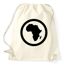 Lade das Bild in den Galerie-Viewer, Styletex23 Turnbeutel Africa Kontinent Map Logo