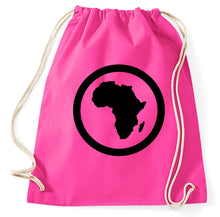 Lade das Bild in den Galerie-Viewer, Styletex23 Turnbeutel Africa Kontinent Map Logo