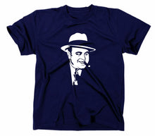 Lade das Bild in den Galerie-Viewer, Styletex23 T-Shirt Herren Al Capone Mafia Kult, navy, XXL