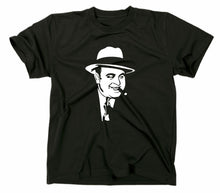 Lade das Bild in den Galerie-Viewer, Styletex23 T-Shirt Herren Al Capone Mafia Kult, schwarz, XXL