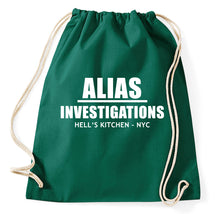 Lade das Bild in den Galerie-Viewer, Styletex23 Turnbeutel Alias Investigations Logo
