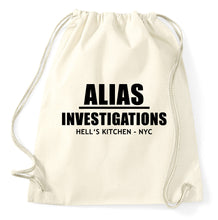 Lade das Bild in den Galerie-Viewer, Styletex23 Turnbeutel Alias Investigations Logo