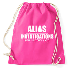 Lade das Bild in den Galerie-Viewer, Styletex23 Turnbeutel Alias Investigations Logo