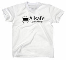 Lade das Bild in den Galerie-Viewer, Styletex23 T-Shirt Herren Allsafe Cybersecurity Logo, weiss, XXL